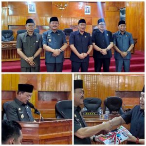Wakil Bupati Yevri Sudianto Hadiri Rapat Paripurna LKPj 2025